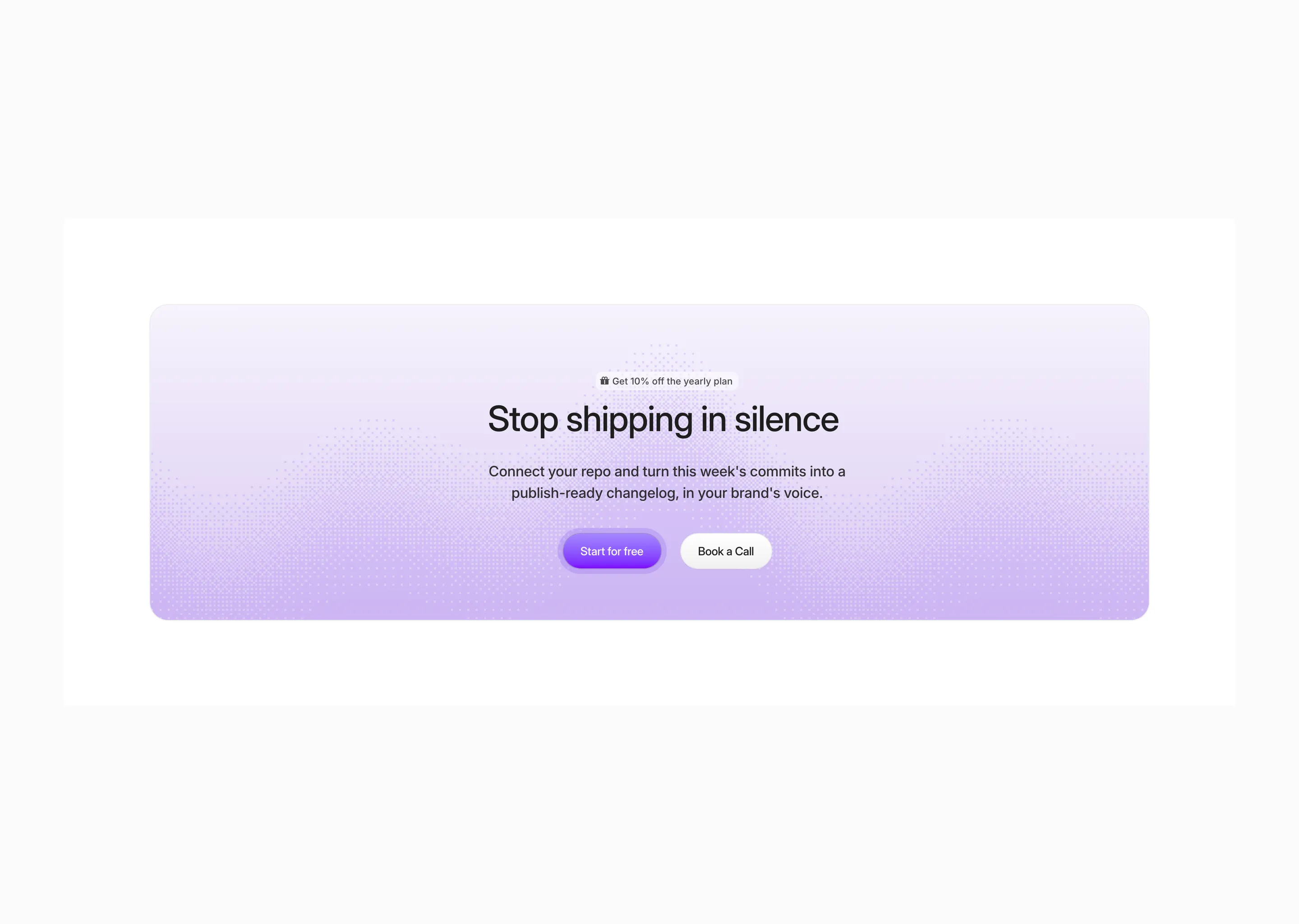 Notra call to action