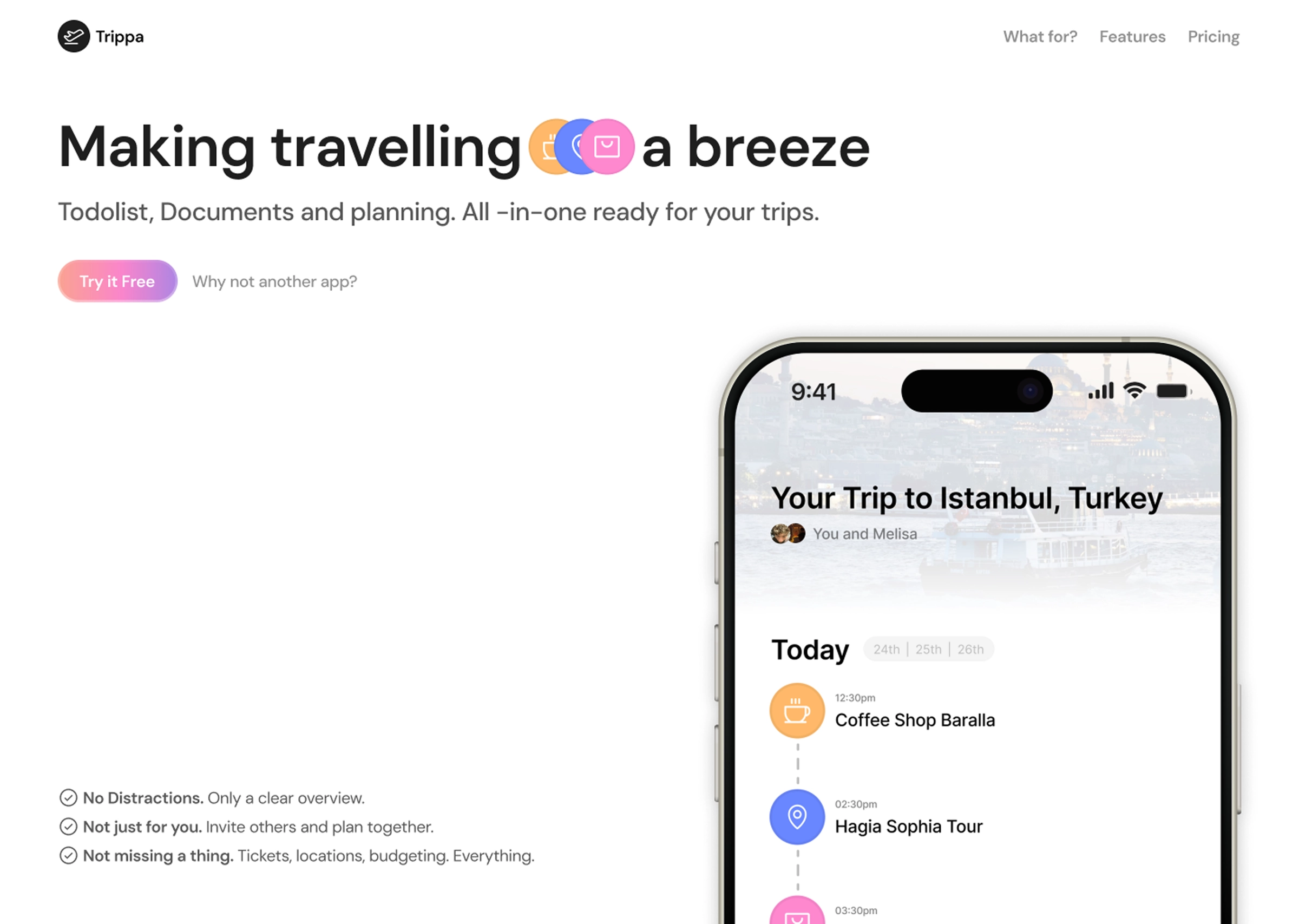 Trippa Web - Feature 1